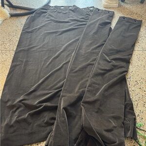 Pottery Barn White and Brown Fabric